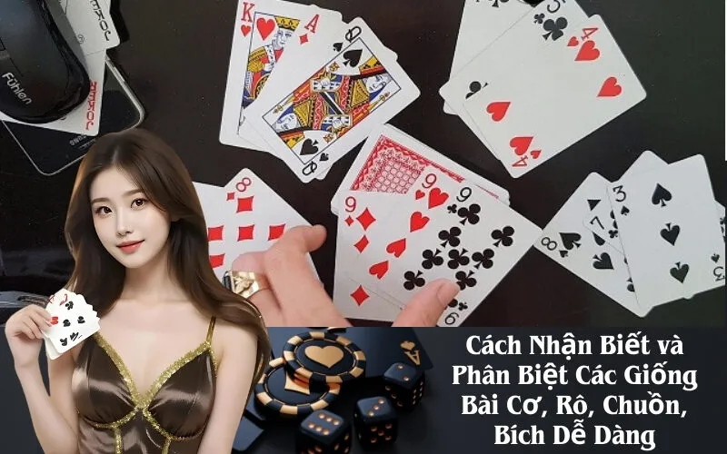 Cách Nhận Biết và Phân Biệt Các Giống Bài Cơ, Rô, Chuồn, Bích Dễ Dàng